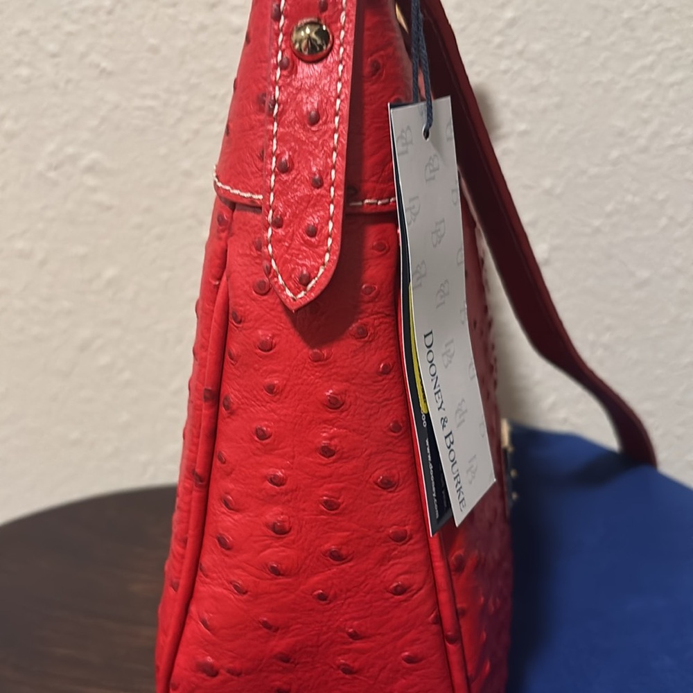 Dooney & Bourke Textured Red Crossbody Bag - Picture 5 of 8